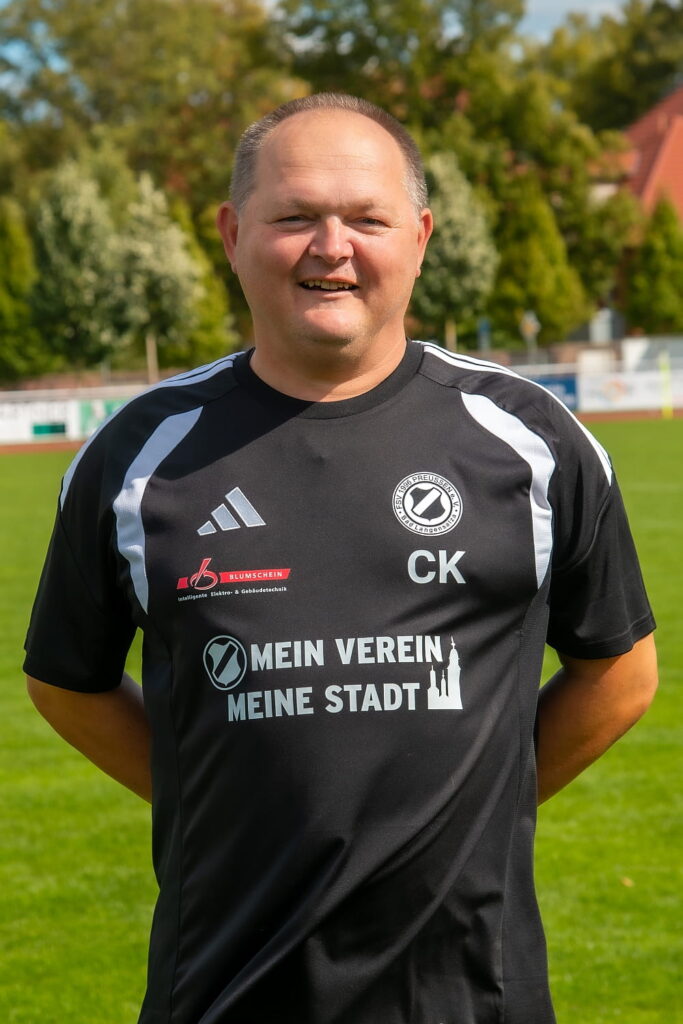 1.Mannschaft: Betreuer Christian Körner