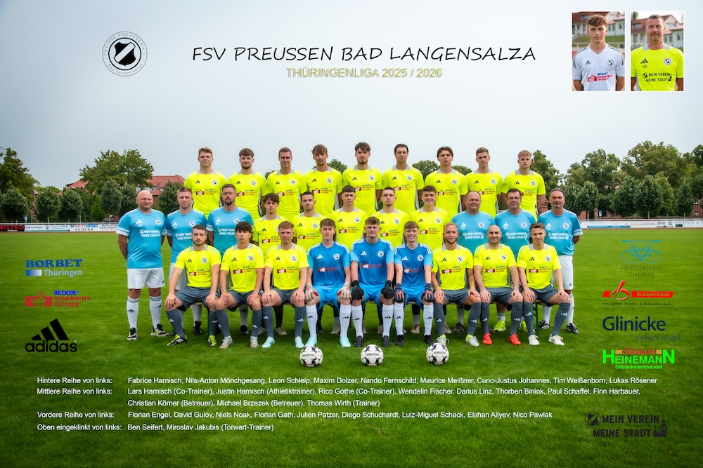 Mannschaftsbild: 1. Mannschaft