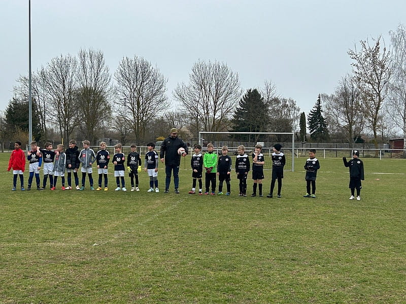 Vor dem Spiel beim JFC Unstrut Eagles III